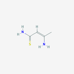 molecular formula C4H8N2S B1599221 3-Amino-2-butenethioamide CAS No. 62069-87-8