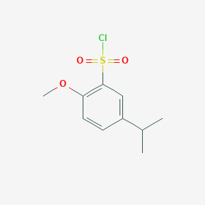 molecular formula C10H13ClO3S B1599234 5-Isopropyl-2-methoxy-benzenesulfonyl chloride CAS No. 88059-65-8