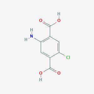 molecular formula C8H6ClNO4 B1599235 2-氨基-5-氯对苯二甲酸 CAS No. 32888-88-3