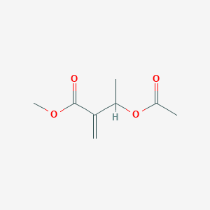 molecular formula C8H12O4 B1599242 Methyl 3-acetoxy-2-methylenebutyrate CAS No. 22787-68-4