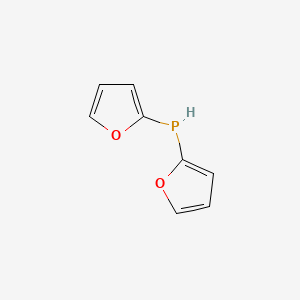molecular formula C8H7O2P B1599243 Bis(2-furyl)phosphine CAS No. 216020-59-6