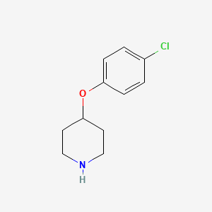 molecular formula C11H14ClNO B1599248 4-(4-Chlorophenoxy)piperidine CAS No. 97839-99-1