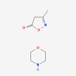 molecular formula C8H14N2O3 B1599274 3-Methylisoxazol-5(4H)-one morpholine salt CAS No. 67823-26-1