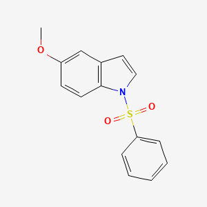 molecular formula C15H13NO3S B1599276 5-methoxy-1-(phenylsulfonyl)-1H-indole CAS No. 56995-12-1