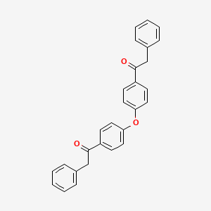 molecular formula C28H22O3 B1599282 2-Phenyl-1-[4-[4-(2-phenylacetyl)phenoxy]phenyl]ethanone CAS No. 51930-25-7