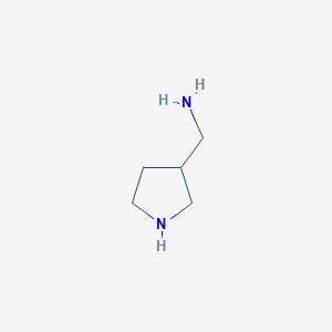molecular formula C5H12N2 B1599286 3-(Aminomethyl)pyrrolidine CAS No. 67318-88-1