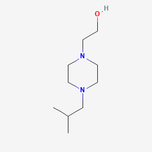 molecular formula C10H22N2O B1599289 2-(4-Isobutylpiperazin-1-yl)ethanol CAS No. 34581-19-6