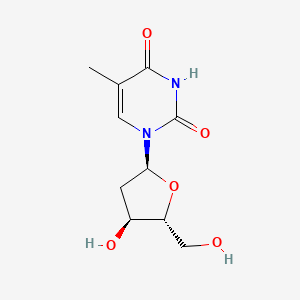 molecular formula C10H14N2O5 B1599301 alpha-Thymidine CAS No. 4449-43-8