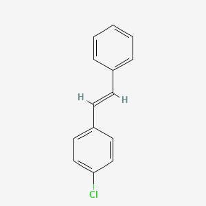 molecular formula C14H11Cl B1599306 trans-4-Chlorostilbene CAS No. 4714-23-2
