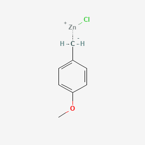 molecular formula C8H9ClOZn B1599315 4-Methoxybenzylzinc chloride CAS No. 312693-17-7