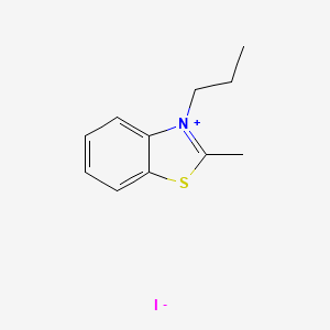 molecular formula C11H14INS B1599326 2-Methyl-3-propylbenzothiazolium iodide CAS No. 60126-29-6