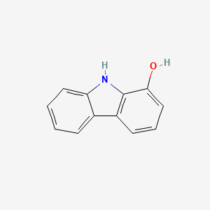 molecular formula C12H9NO B1599328 9H-carbazol-1-ol CAS No. 61601-54-5