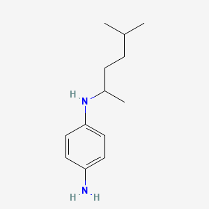 molecular formula C13H22N2 B1599341 1,4-Benzenediamine, N-(1,4-dimethylpentyl)- CAS No. 63302-43-2