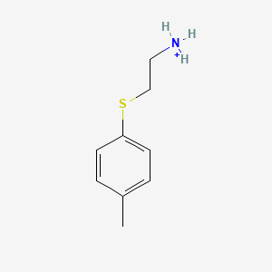 molecular formula C9H14NS+ B1599347 2-[(4-Methylphenyl)thio]ethanamine CAS No. 42404-23-9