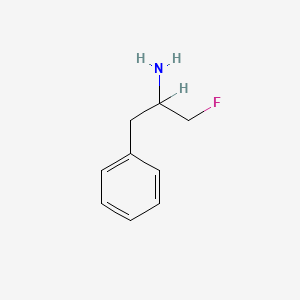 molecular formula C9H12FN B1599352 1-Fluoro-3-phenylpropan-2-amine CAS No. 70824-86-1