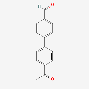 molecular formula C15H12O2 B1599355 4'-Acetyl-biphenyl-4-carbaldehyde CAS No. 230647-85-5
