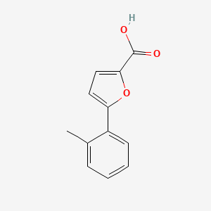 molecular formula C12H10O3 B1599357 5-(邻甲苯基)呋喃-2-羧酸 CAS No. 80174-04-5