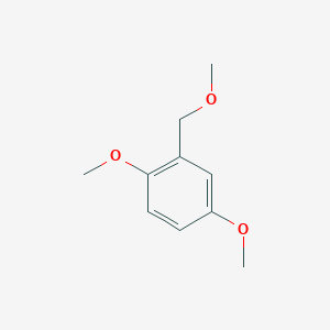 molecular formula C10H14O3 B1599364 Benzene, 1,4-dimethoxy-2-(methoxymethyl)- CAS No. 103441-37-8