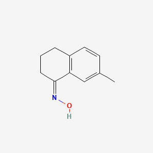 molecular formula C11H13NO B1599366 (NZ)-N-(7-methyl-3,4-dihydro-2H-naphthalen-1-ylidene)hydroxylamine CAS No. 5462-81-7