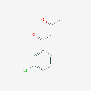 molecular formula C10H9ClO2 B159937 1-(3-氯苯基)丁烷-1,3-二酮 CAS No. 128486-09-9