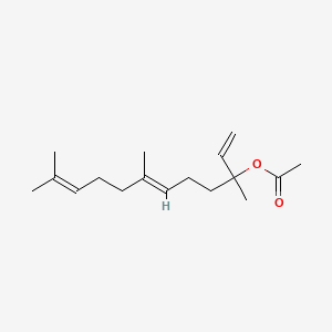 molecular formula C17H28O2 B1599370 3,7,11-trimethyldodeca-1,6,10-trien-3-yl acetate CAS No. 2306-78-7