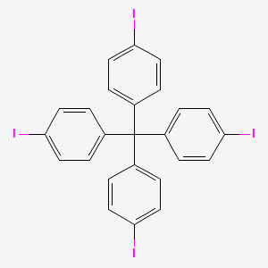 molecular formula C25H16I4 B1599385 Benzene, 1,1',1'',1'''-methanetetrayltetrakis[4-iodo- CAS No. 134080-67-4