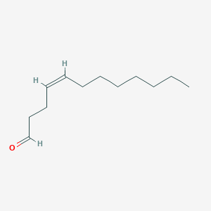 molecular formula C12H22O B1599386 (Z)-4-Dodecenal CAS No. 21944-98-9
