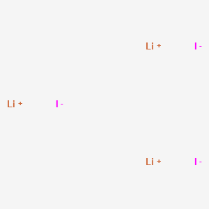 molecular formula I3Li3 B1599387 Trilithium triiodide CAS No. 59216-97-6