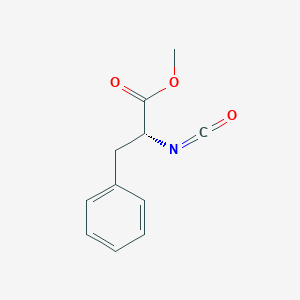 molecular formula C11H11NO3 B1599396 甲基 (R)-(+)-2-异氰酸基-3-苯基丙酸酯 CAS No. 361456-36-2
