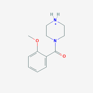molecular formula C12H17N2O2+ B1599398 (2-Methoxyphenyl)-piperazin-4-ium-1-ylmethanone CAS No. 436099-85-3