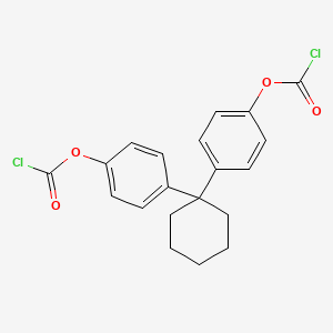 [4-[1-(4-Carbonochloridoyloxyphenyl)cyclohexyl]phenyl] carbonochloridate