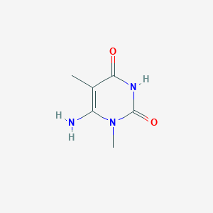 molecular formula C6H9N3O2 B1599401 6-Amino-1,5-dimethyl-1,2,3,4-tetrahydropyrimidine-2,4-dione CAS No. 63959-47-7