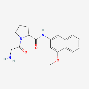 molecular formula C18H21N3O3 B1599406 Gly-Pro 4-methoxy-beta-naphthylamide CAS No. 42761-76-2