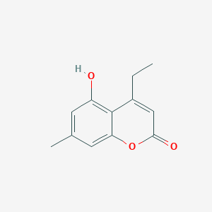 4-Ethyl-5-hydroxy-7-methyl-2H-chromen-2-one