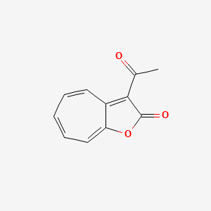 molecular formula C11H8O3 B1599412 3-acetyl-2H-cyclohepta[b]furan-2-one CAS No. 22460-76-0