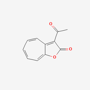 3-acetyl-2H-cyclohepta[b]furan-2-one