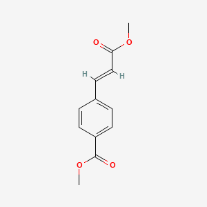 molecular formula C12H12O4 B1599415 Methyl 4-(3-methoxy-3-oxoprop-1-en-1-yl)benzoate CAS No. 20883-94-7