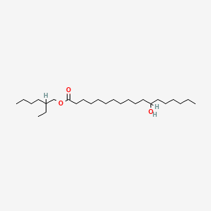molecular formula C26H52O3 B1599417 Octadecanoic acid, 12-hydroxy-, 2-ethylhexyl ester CAS No. 29383-26-4