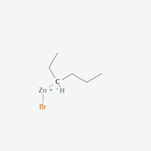 molecular formula C6H13BrZn B1599427 1-Ethylbutylzinc bromide CAS No. 312693-14-4
