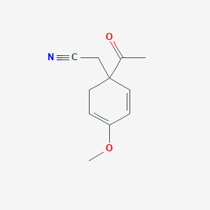molecular formula C11H13NO2 B1599441 2-(4-甲氧基苯基)-3-氧代丁腈 CAS No. 63895-78-3