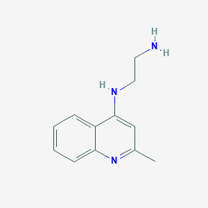 molecular formula C12H15N3 B1599443 N1-(2-Methylquinolin-4-yl)ethane-1,2-diamine CAS No. 81528-71-4
