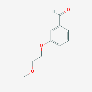 molecular formula C10H12O3 B1599445 3-(2-Methoxyethoxy)benzaldehyde CAS No. 73244-50-5