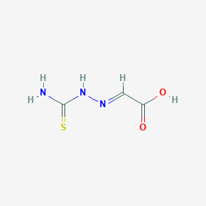 molecular formula C3H5N3O2S B1599448 (2E)-((Aminocarbonothioyl)hydrazono)acetic acid CAS No. 928-74-5