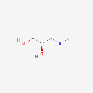 molecular formula C5H13NO2 B1599450 (R)-3-(Dimethylamino)propane-1,2-diol CAS No. 666234-81-7