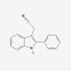 molecular formula C16H12N2 B1599456 2-Phenylindole-3-acetonitrile CAS No. 27005-52-3