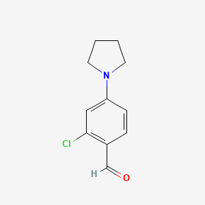 2-Chloro-4-(pyrrolidin-1-yl)benzaldehyde