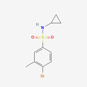 4-bromo-N-cyclopropyl-3-methylbenzenesulfonamide
