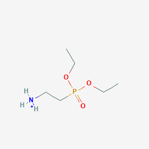 2-Diethoxyphosphorylethylazanium