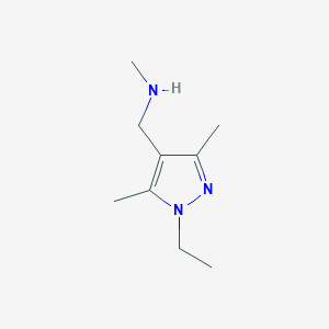 1-(1-ethyl-3,5-dimethyl-1H-pyrazol-4-yl)-N-methylmethanamine