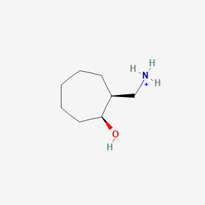 [(1S,2S)-2-hydroxycycloheptyl]methylazanium